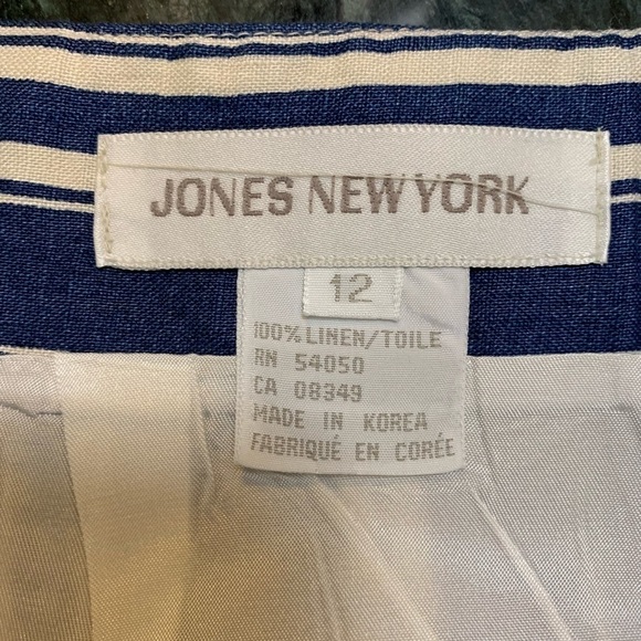 Jones New York Vintage linen pencil skirt, size 12 - Picture 2 of 5